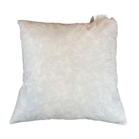 Santa Claus Feather Decorative Throw Pillow 20"x20" Red Velvet Embroidered Holly - Picture 9 of 11